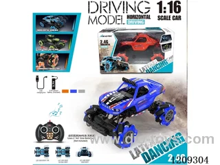2.4G 1：16 rc stunt car included battery