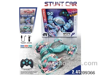 2.4G 1：16 rc stunt car with light included battery