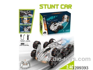 2.4G 8-wheel rc stunt car W L/M/spray included battery