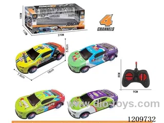 1：24 4ch rc alloy car with light not included battery