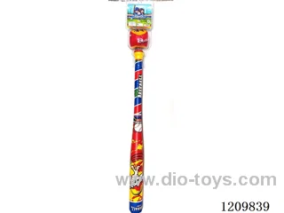 64CM leather baseball bat with ball