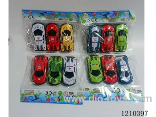 pull back car set 3PCS
