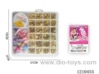 DIY 26 grid beaded jewelry + ring + headband + hairpin