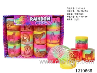 7*6.5 rainbow circle 12PCS