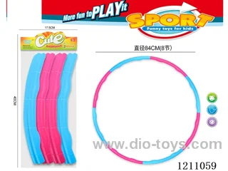 Hula hoop set (diameter 84CMX8 knots)