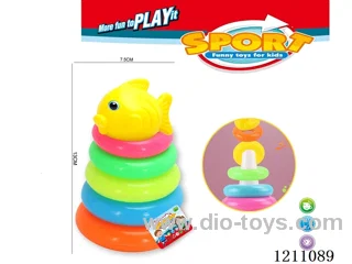 Small 5-layer ring fish set