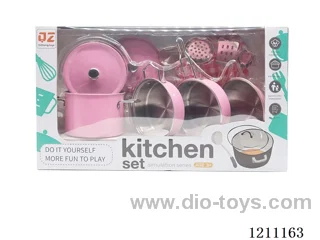 Pink Stainless Steel Cutlery with Gloves