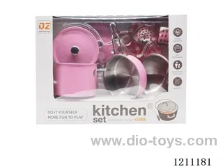 Pink Stainless Steel Cutlery with Gloves