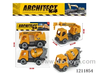 free wheel engineering vehicles（2PCS）
