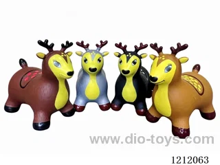 Inflatable painted elk