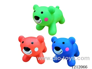 Inflatable painted brown bear