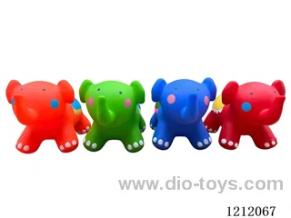 Inflatable painted elephant