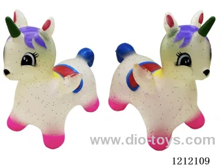 Inflatable transparent gold flying horse (soft material)