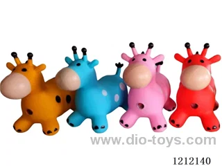 Inflatable painted deer with big mouth