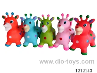 Flash music inflatable painted deer (including 3*1.5V battery)