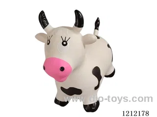 Flash music inflatable painted cows (including 3*1.5V batteries)