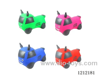 Inflatable painted car