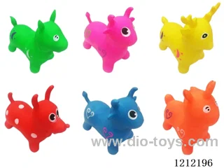 Flash music inflatable small animals mixed (including 3*1.5V battery)