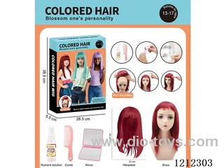 Colorful wig - Festival ball set upgrade version