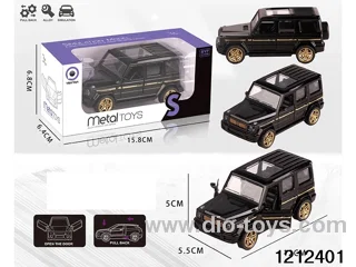 pull back alloy car in window box
