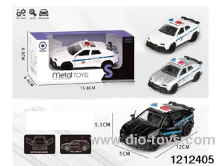 pull back alloy car in window box