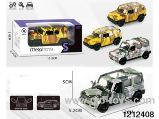 pull back alloy car in window box