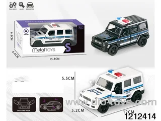 pull back alloy car in window box