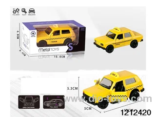 pull back alloy car in window box