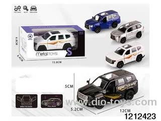 pull back alloy car in window box