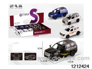 pull back alloy car in Display box