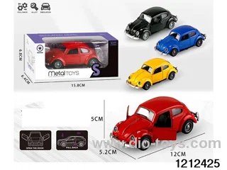 pull back alloy car in window box