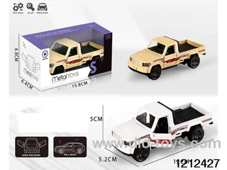 pull back alloy car in window box