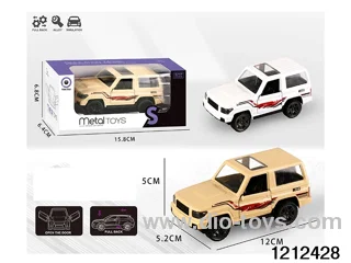 pull back alloy car in window box