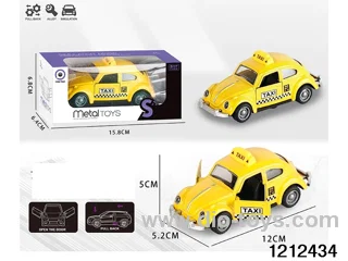 pull back alloy car in window box