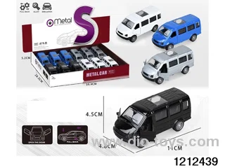 pull back alloy car in Display box