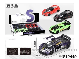 pull back alloy car in Display box