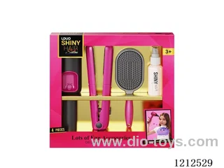 Hairdressing hair pulling rod+light and sound (2PCS)(2*AAA not included)