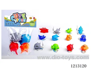 Vinyl marine animals (with BB whistle)