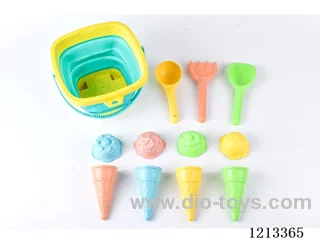 Beach Folding Bucket Set 12PCS