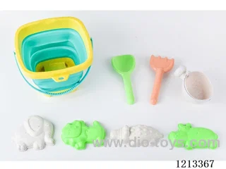 Beach Folding Bucket Set 8PCS
