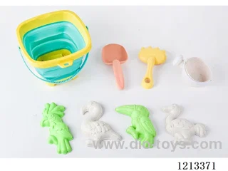 Beach Folding Bucket Set 8PCS