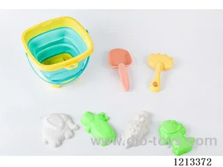 Beach Folding Bucket Set 7PCS