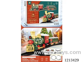 B/O track train W L/M not included 2*AA(Christmas model)