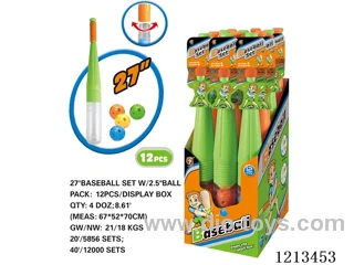 27 "baseball bat set"
