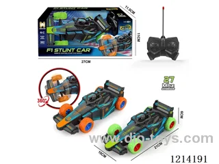 27MHz 4ch rc F1 Stunt Dumper (Orange/Green 2 color mix, NOT INCLUDED BATTERY)
