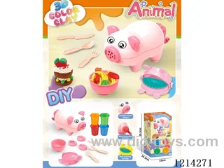 colored clay machine set