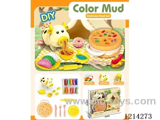 colored clay machine set