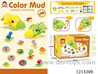 colored clay machine set