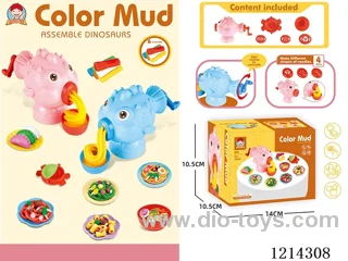 colored clay machine set