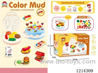colored clay machine set